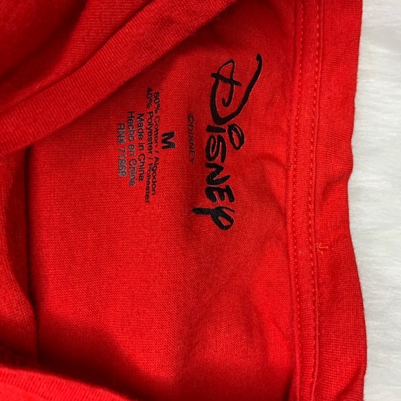 MICKEY MOUSE RED SHORT SLEEVE GRAPHIC TEE - Picture 3 of 4